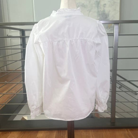 Status by Chenault Puff Sleeve Blouse in White - Picture 1 of 12